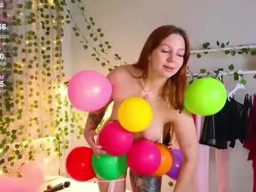 kira_briis — happy birthday to me  - Goal: Burst all the balloons #redhead #bigass #teen #bigboobs #cum